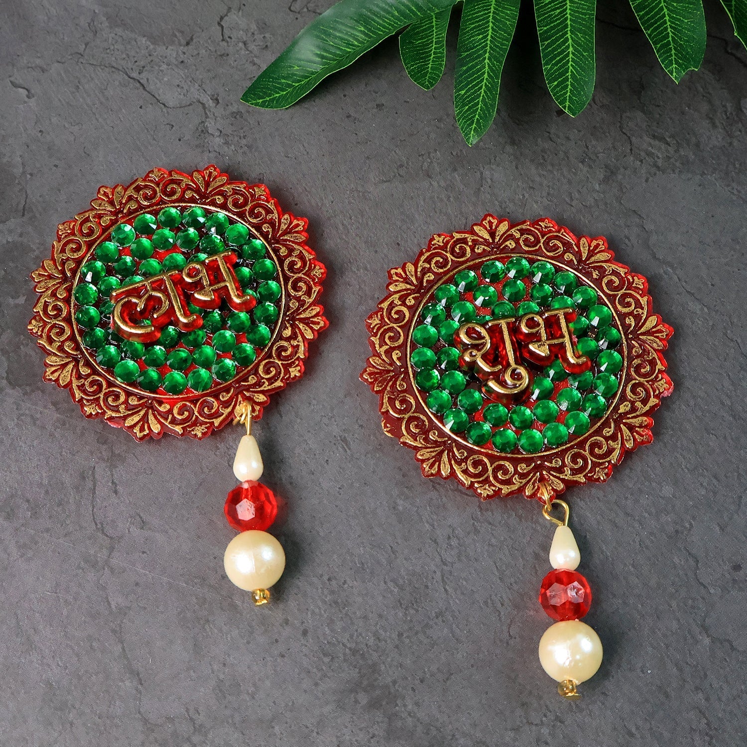 Shubh Labh Beaded Decorative Door Hanging Shubh Labh Beaded Decorative Door Hanging